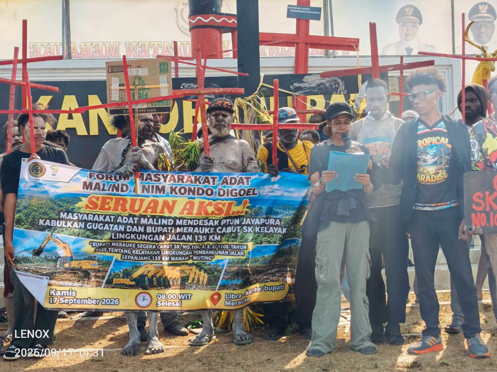 Boven Digoel Regency Customary Council ( LMA ) Supports The Awyu Tribe in Opposing The National Strategic Project ( PSN )